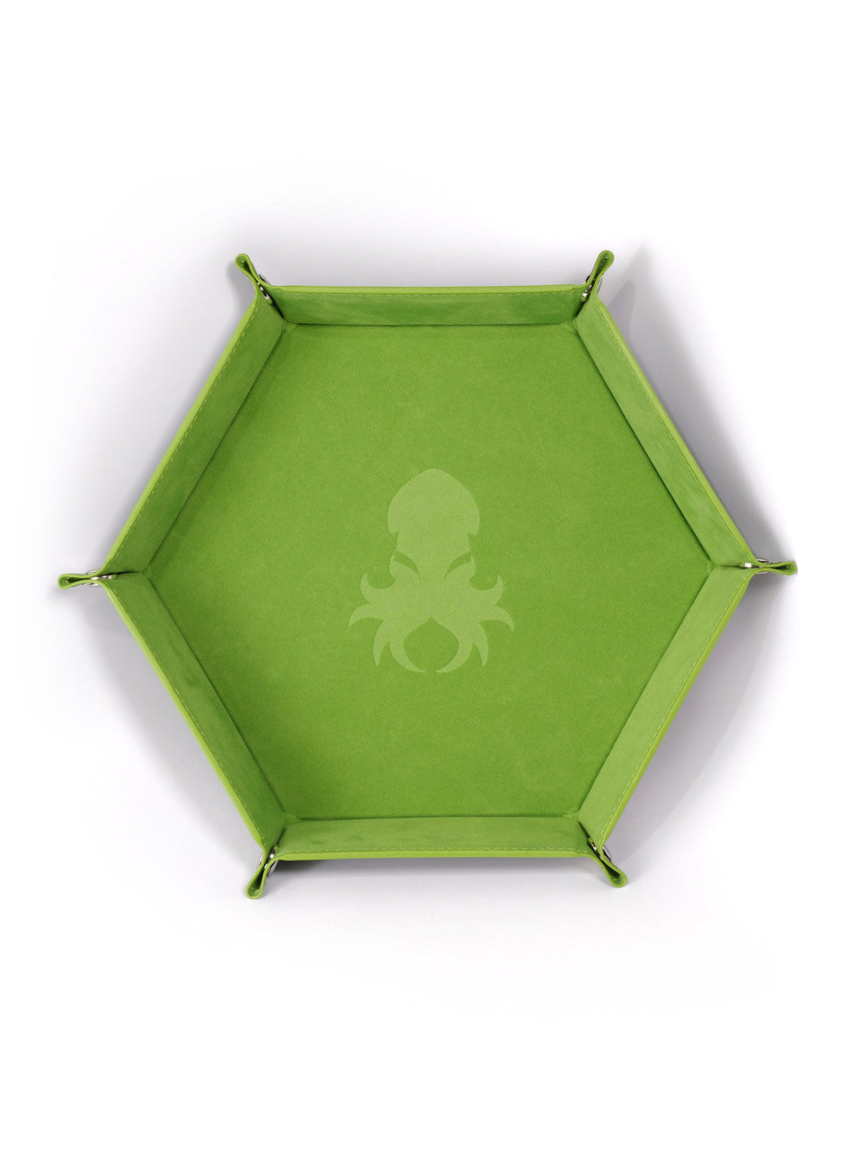 Collapsible Kraken Dice Tray Green and Black